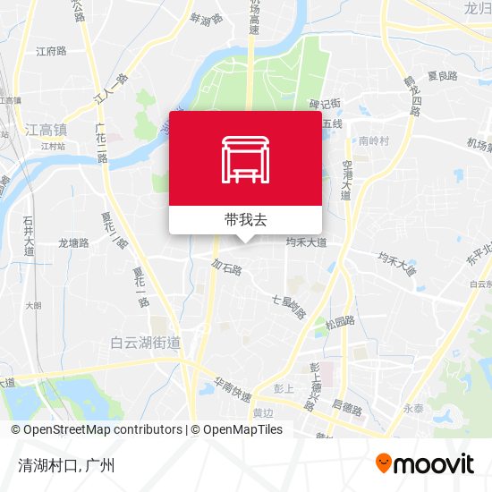 清湖村口地图