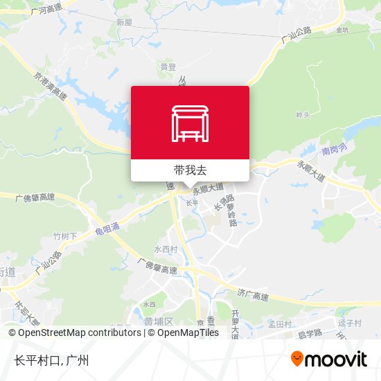 长平村口地图