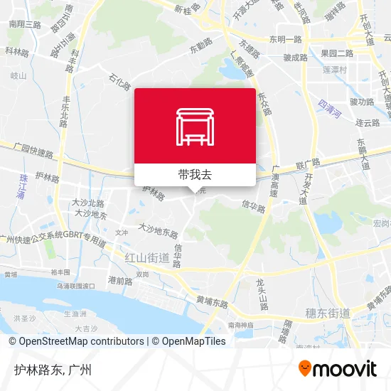 护林路东地图