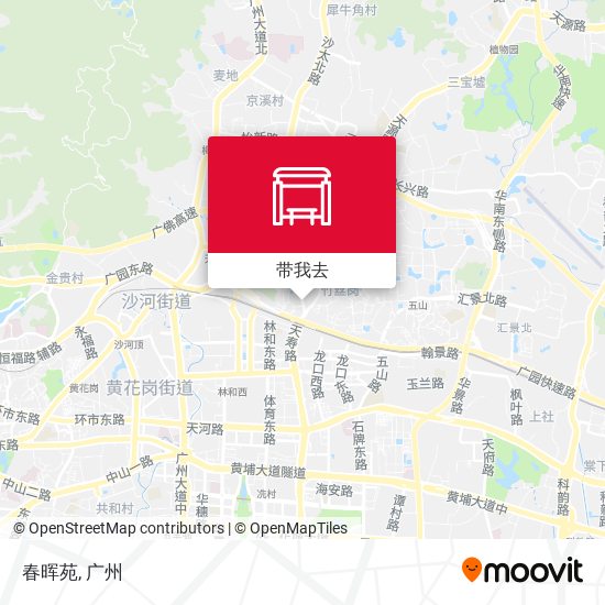 春晖苑地图