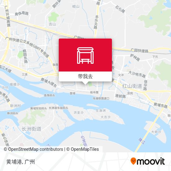 黄埔港地图