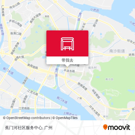 蕉门河社区服务中心地图