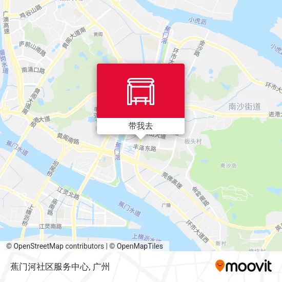 蕉门河社区服务中心地图