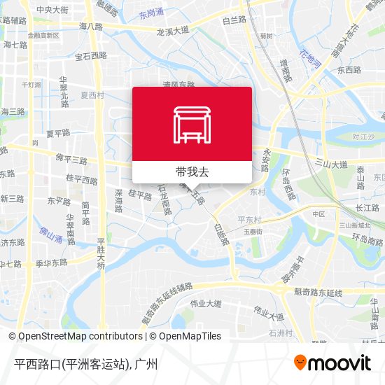 平西路口(平洲客运站)地图