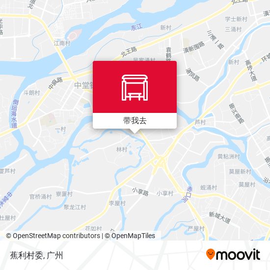 蕉利村委地图