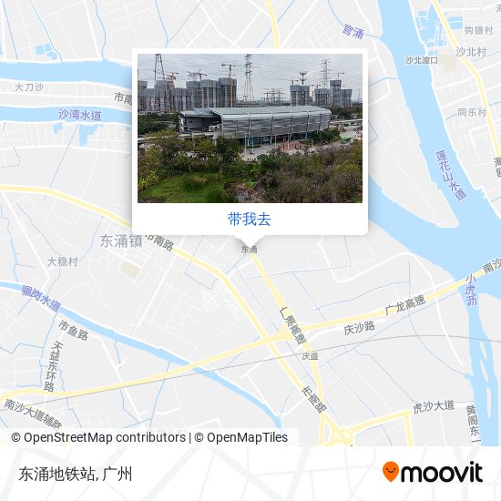 东涌地铁站地图