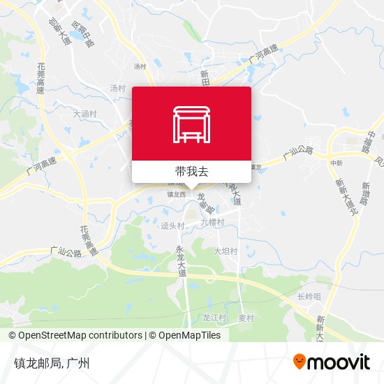 镇龙邮局地图