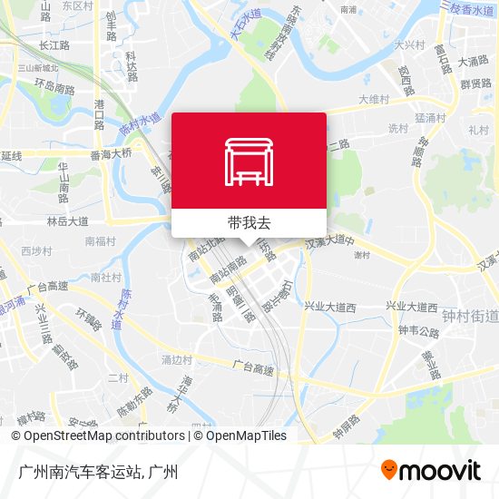 广州南汽车客运站地图