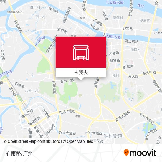 石南路地图