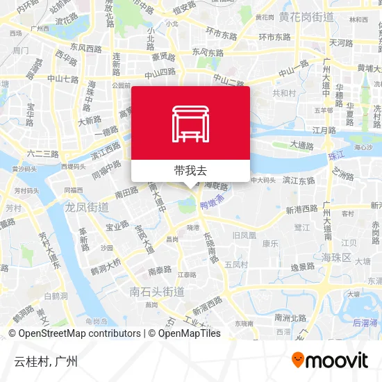 云桂村地图