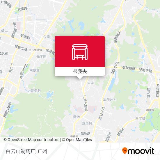 白云山制药厂地图