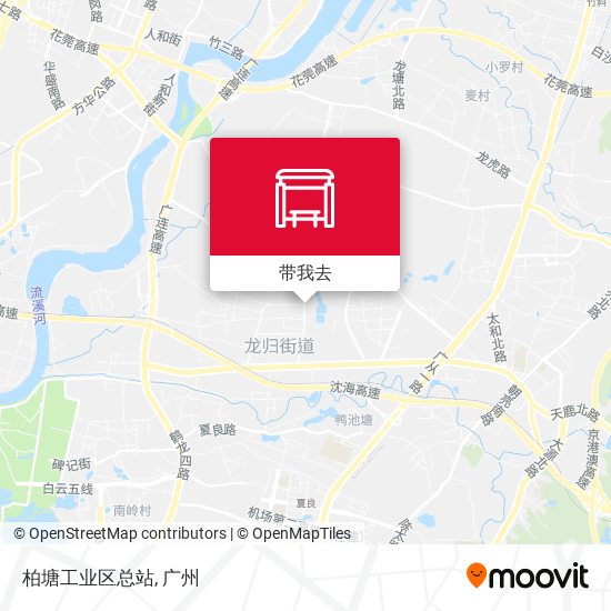 柏塘工业区总站地图