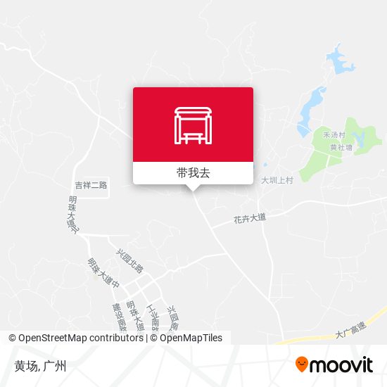 黄场地图