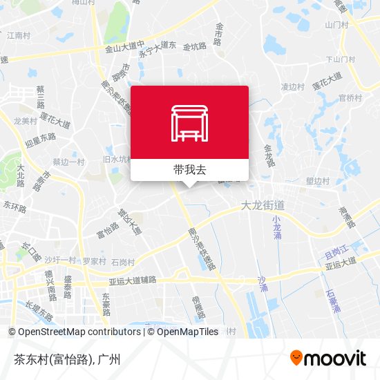 茶东村(富怡路)地图