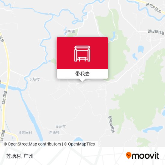 莲塘村地图