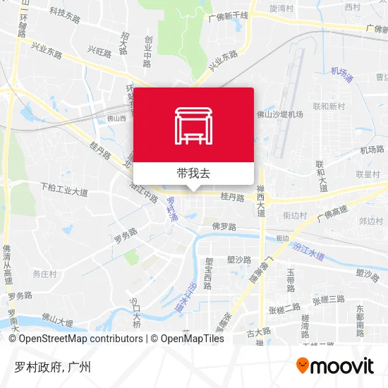 罗村政府地图
