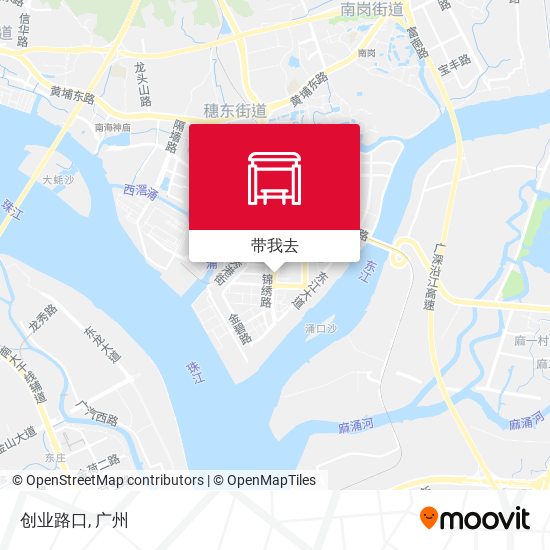 创业路口地图