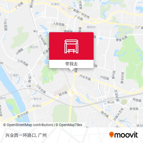 兴业西一环路口地图