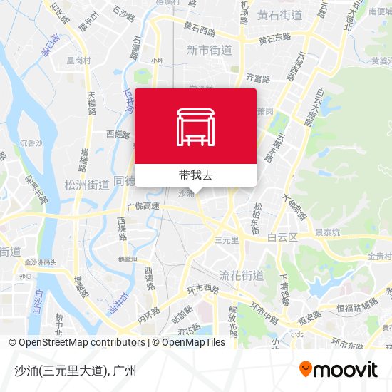 沙涌(三元里大道)地图