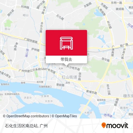 石化生活区南总站地图