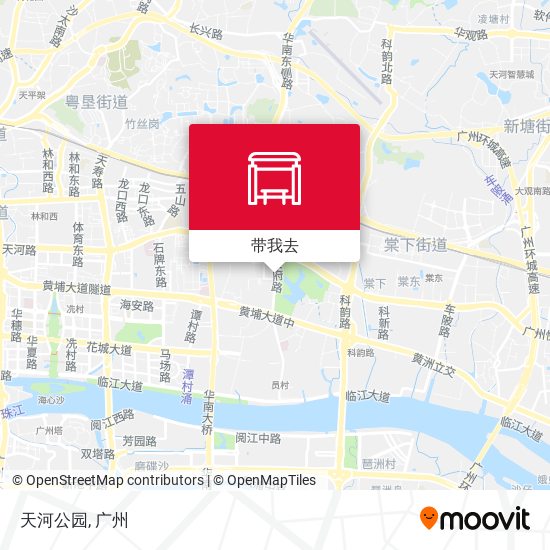 天河公园地图
