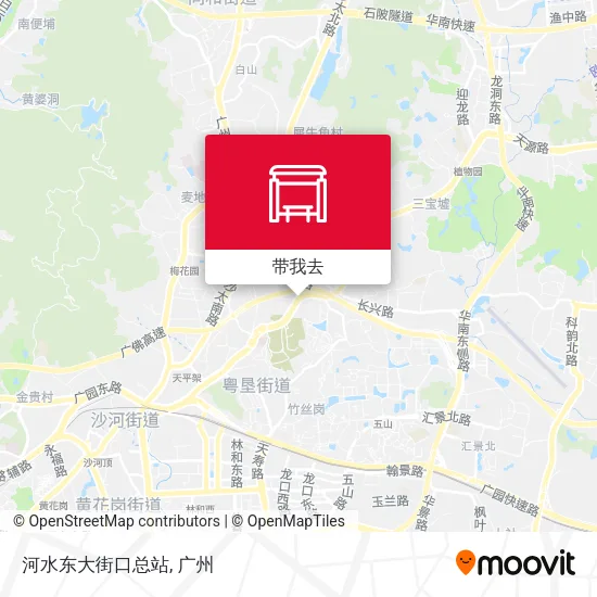 河水东大街口总站地图
