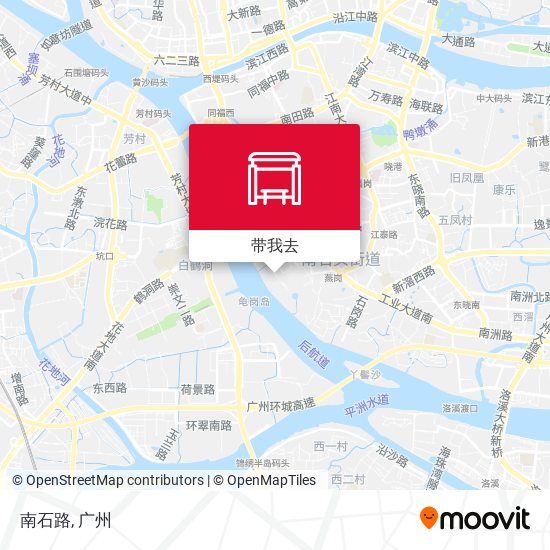 南石路地图