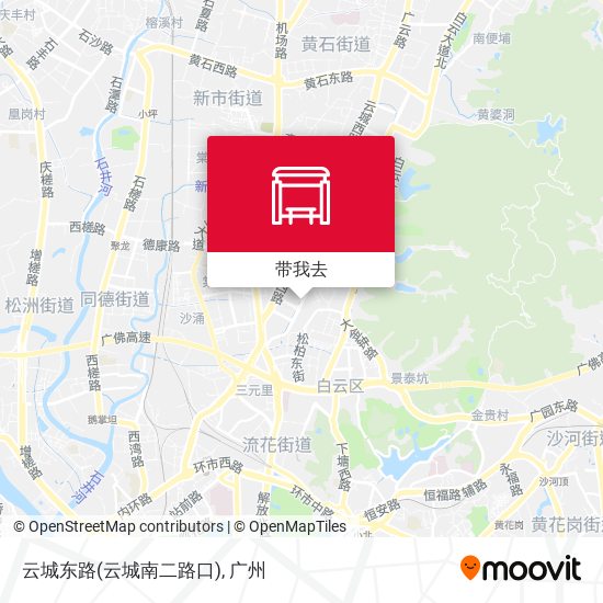 云城东路(云城南二路口)地图