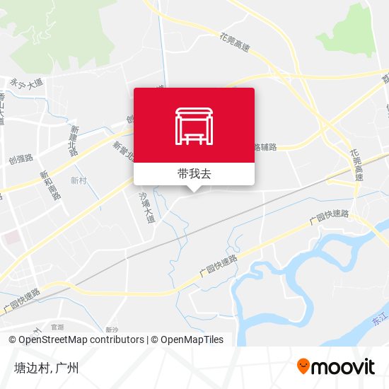 塘边村地图