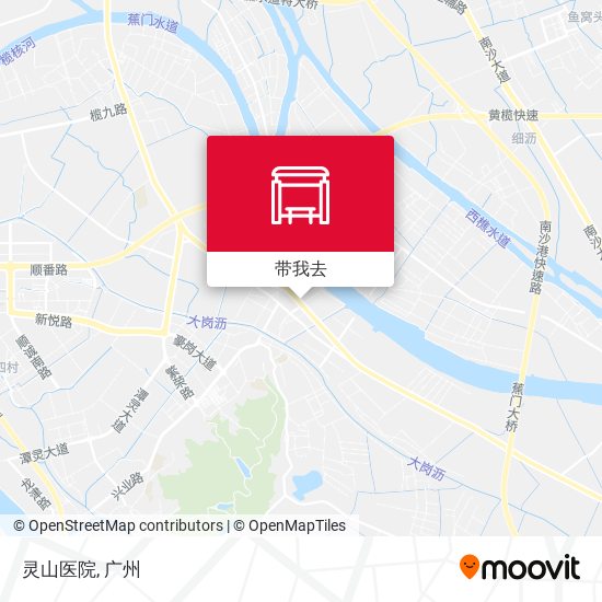 灵山医院地图