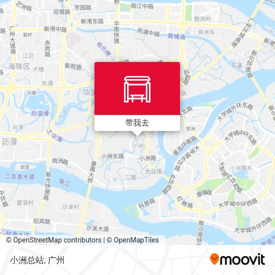 小洲总站地图