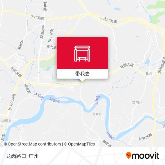 龙岗路口地图