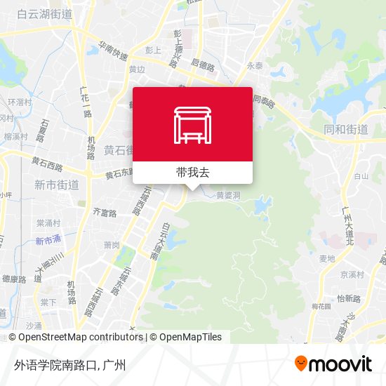 外语学院南路口地图