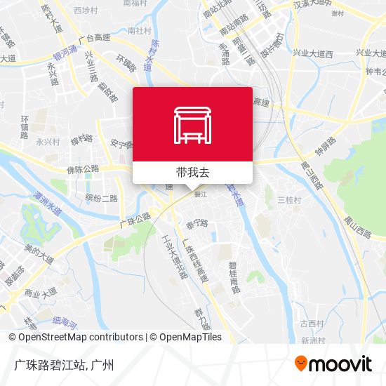 广珠路碧江站地图