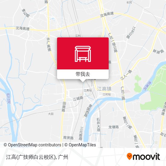 江高(广技师白云校区)地图