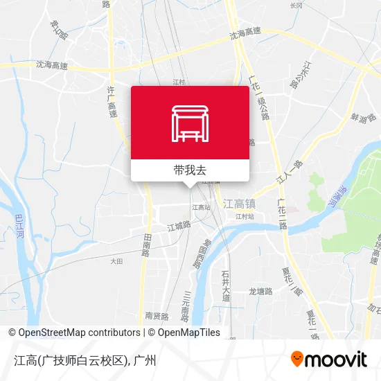 江高(广技师白云校区)地图