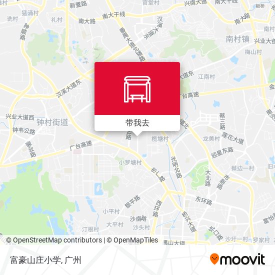 富豪山庄小学地图
