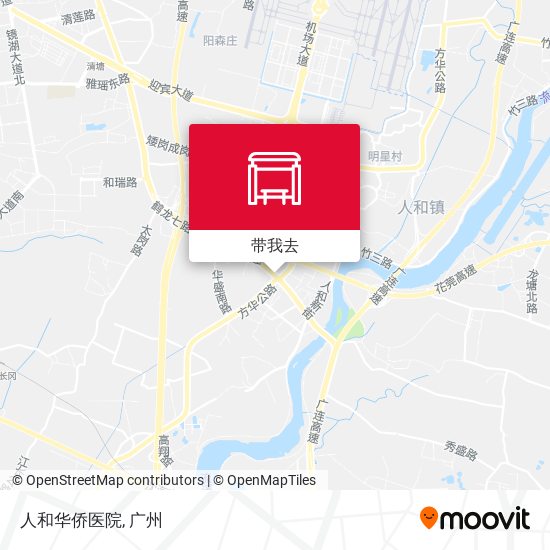 人和华侨医院地图