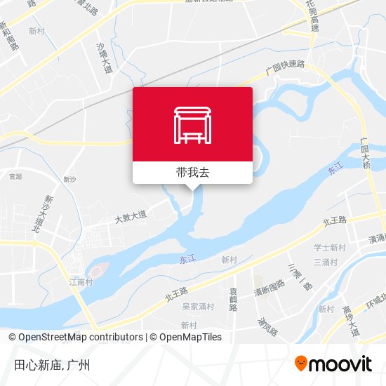 田心新庙地图