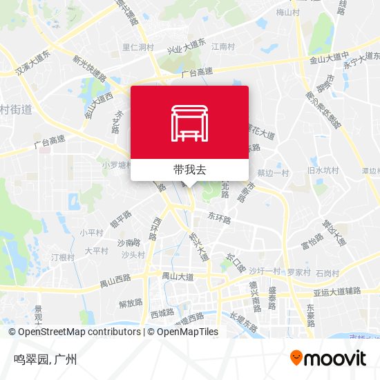 鸣翠园地图