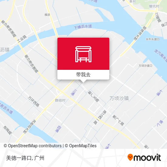 美德一路口地图