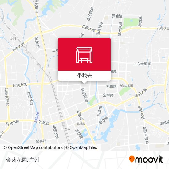 金菊花园地图