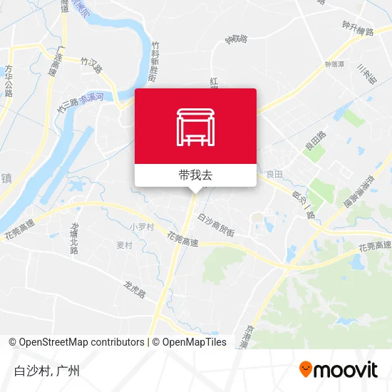 白沙村地图