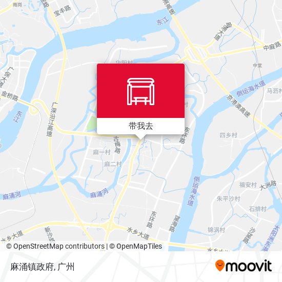 麻涌镇政府地图