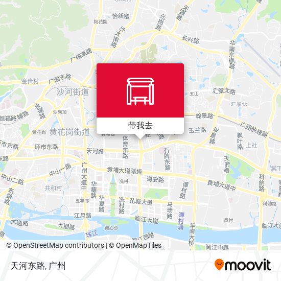天河东路地图
