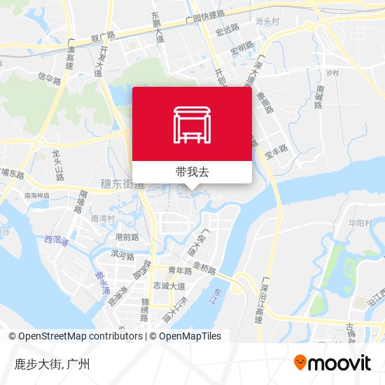 鹿步大街地图