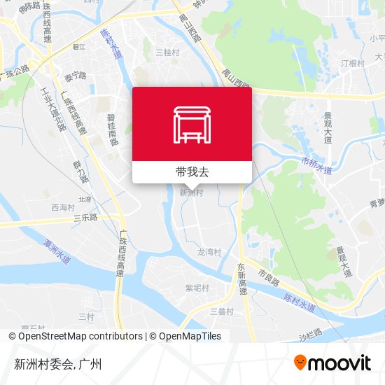 新洲村委会地图