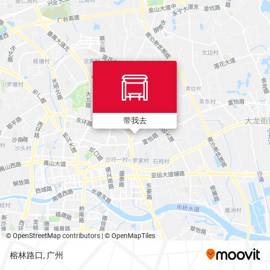 榕林路口地图