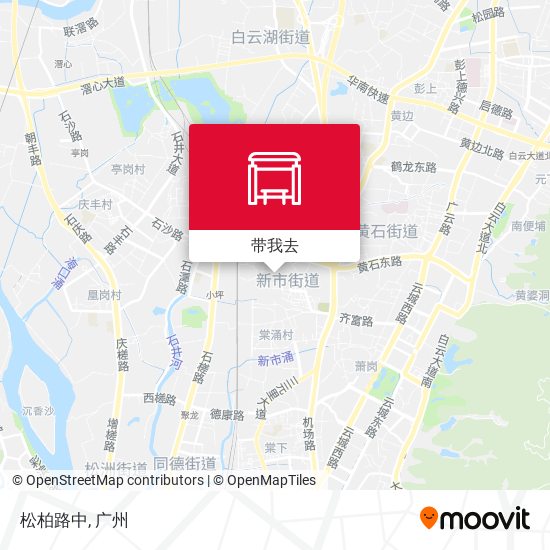 松柏路中地图
