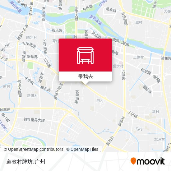 道教村牌坊地图